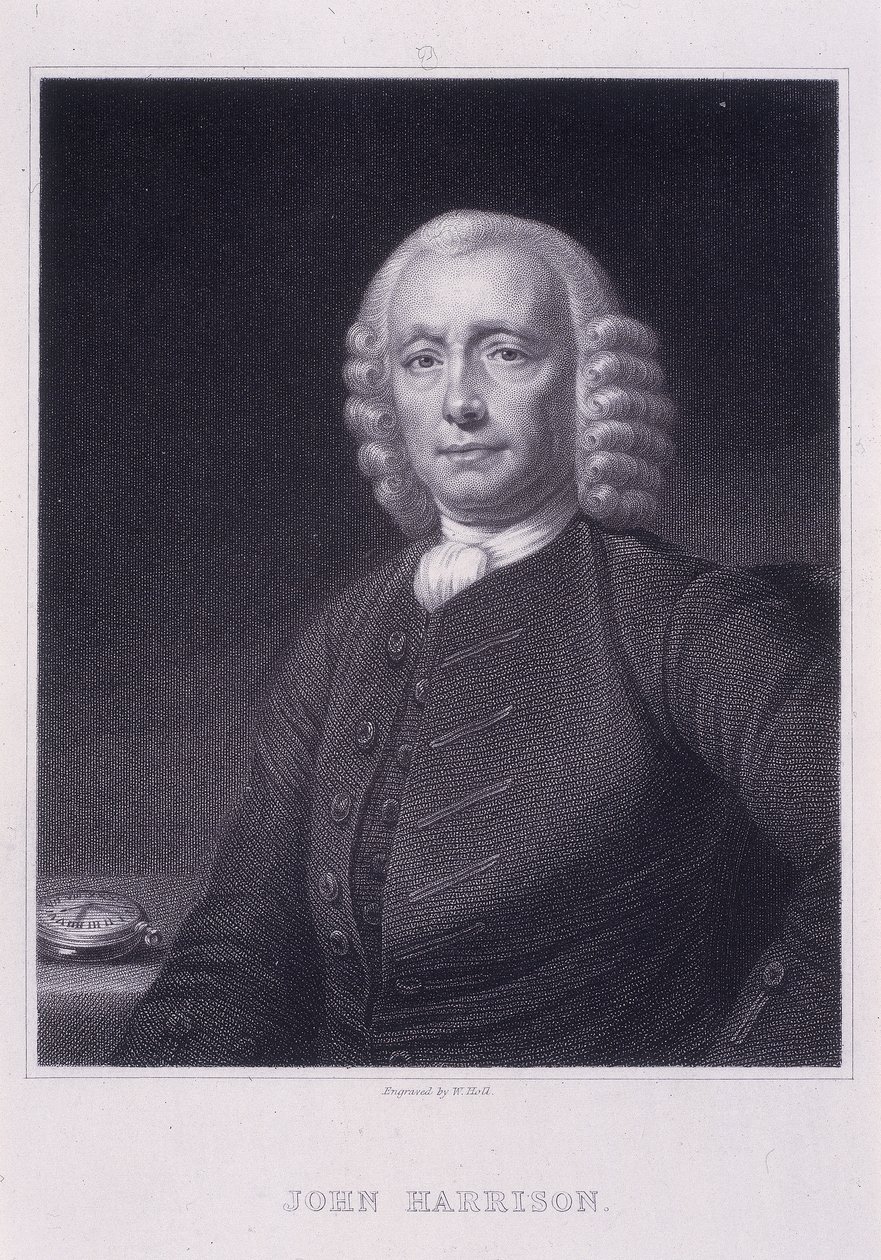 约翰·哈里森（John Harrison），c1835年 作者 威廉·霍尔