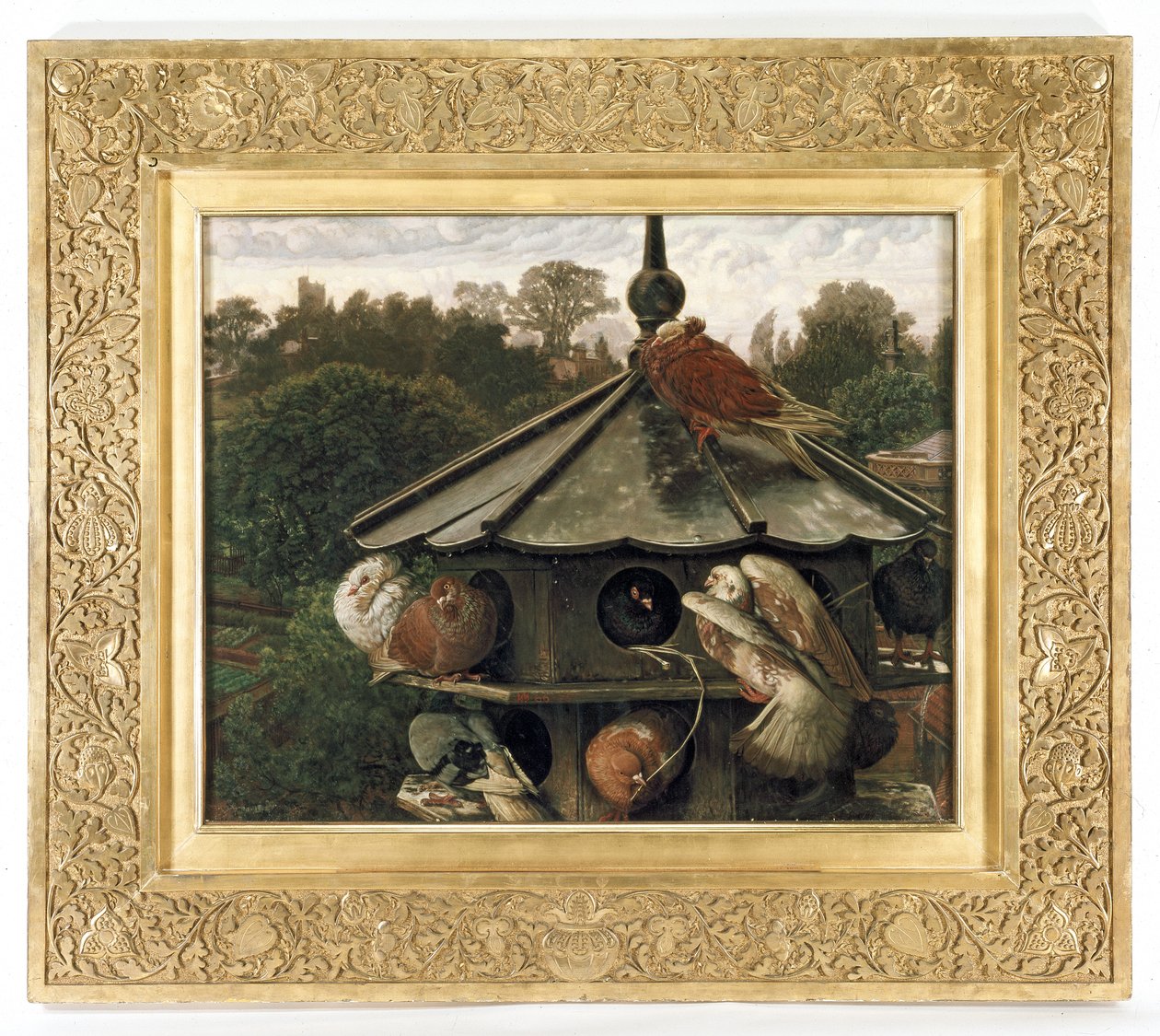圣斯维辛节或鸽舍，1866-75 作者 威廉·霍尔曼·亨特