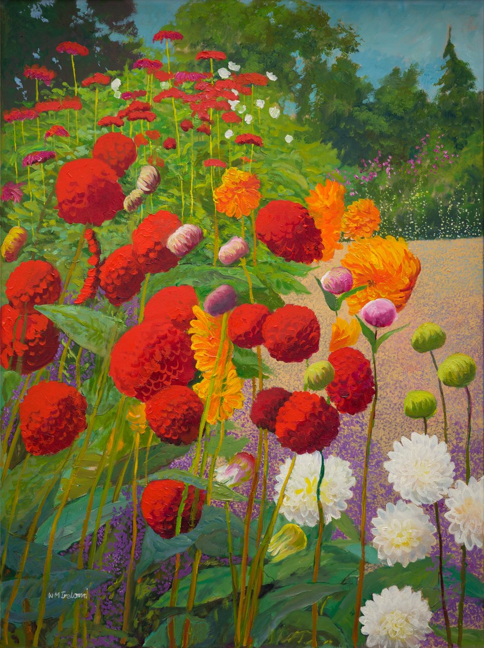 花园里的爱情（木板油画） 作者 威廉·爱尔兰