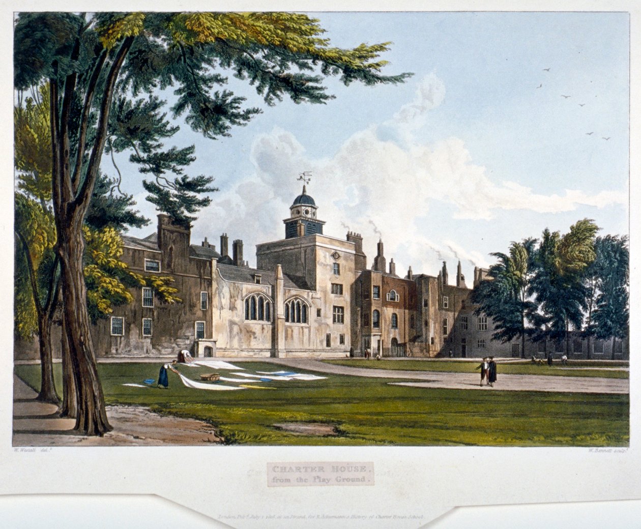 伦敦芬斯伯里的Charterhouse，1816年 作者 威廉·詹姆斯·贝内特