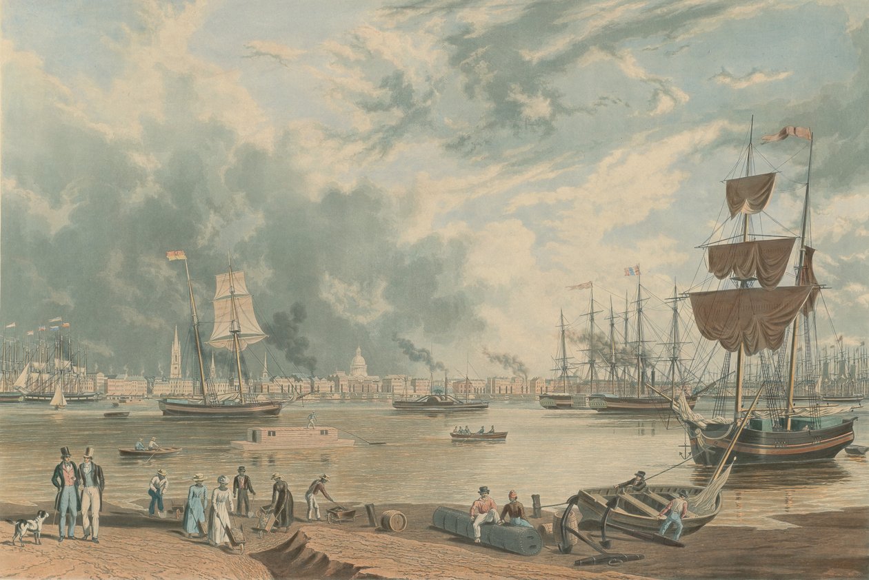 新奥尔良。Taken from the ..., pub 1841. 作者 威廉·詹姆斯·贝内特