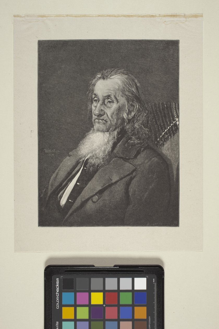 Portrait Of Allan Wardner (ink, pen, pencil) 作者 威廉·詹姆斯·林顿