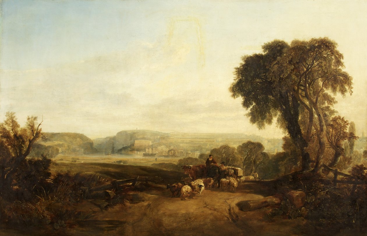 克利夫顿（Ashton Meadows）的克利夫顿（Clifton），可能是1833年（布面油画） 作者 威廉·詹姆斯·穆勒