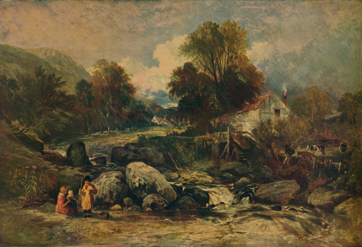 加尔罗文郡Llanrwst附近的Dol-y-Garrog工厂，建于1844年 作者 威廉·詹姆斯·穆勒