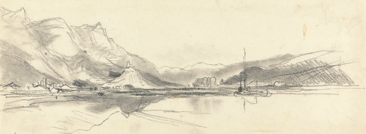 莱茵河畔 作者 威廉·詹姆斯·穆勒