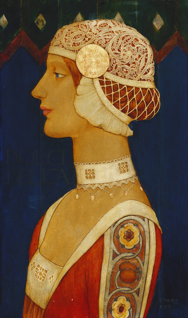 甜美；多尔奇·贝拉（Dolci Bella），1903年 作者 威廉·詹姆斯·奈特比