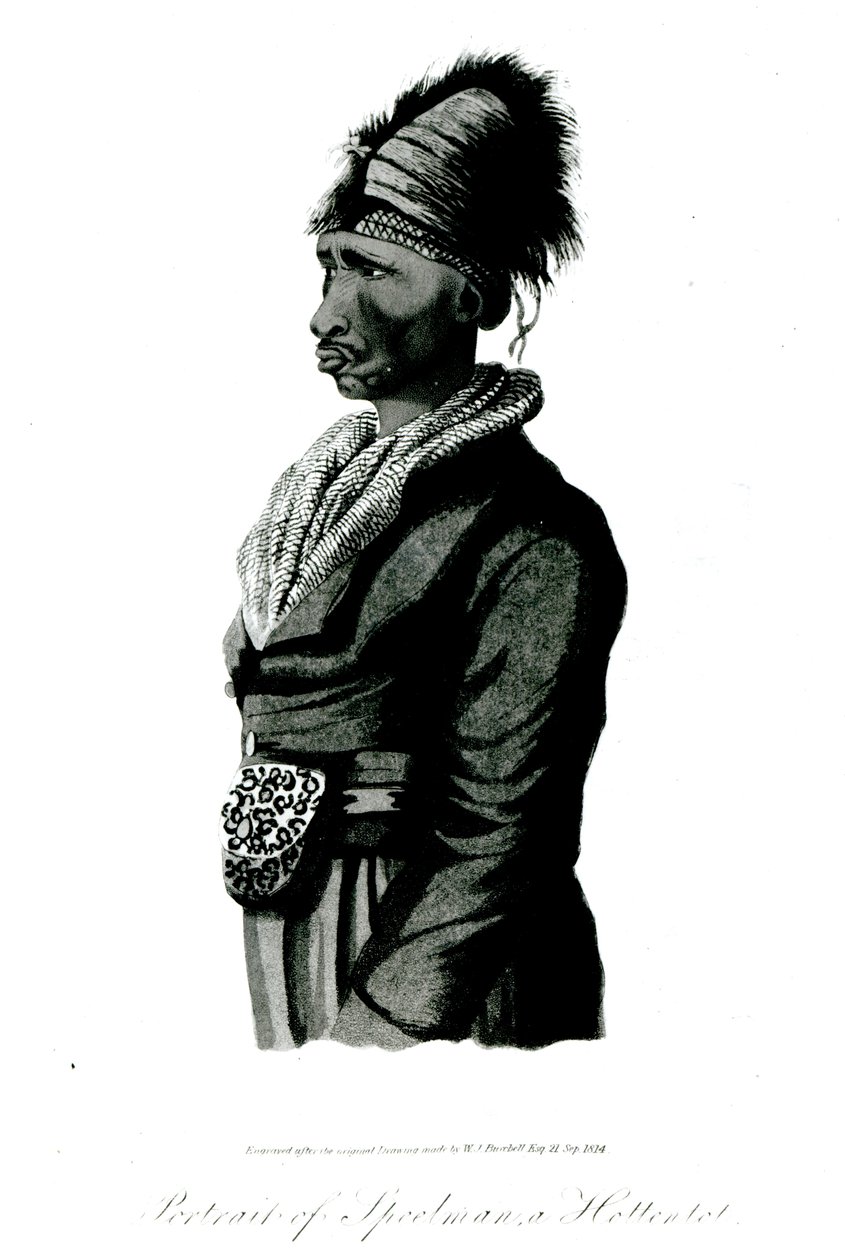 斯佩尔曼，霍屯督的肖像，1814年 作者 威廉·约翰·伯切尔