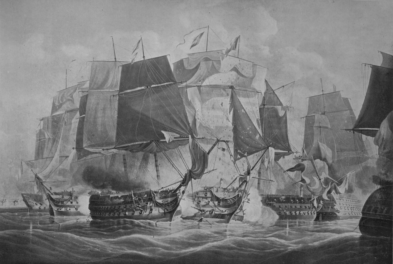 特拉法加，c1806 作者 威廉·约翰·哈金斯