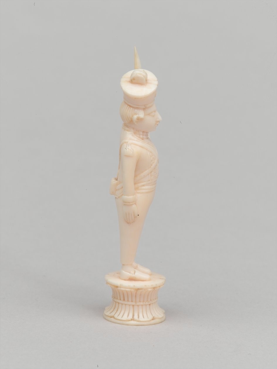 White pawn, chess piece, India 作者 威廉·约翰·罗夫
