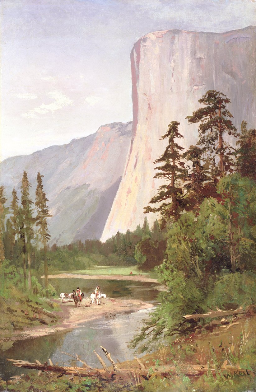 优胜美地山谷El Capitan 作者 威廉·基思