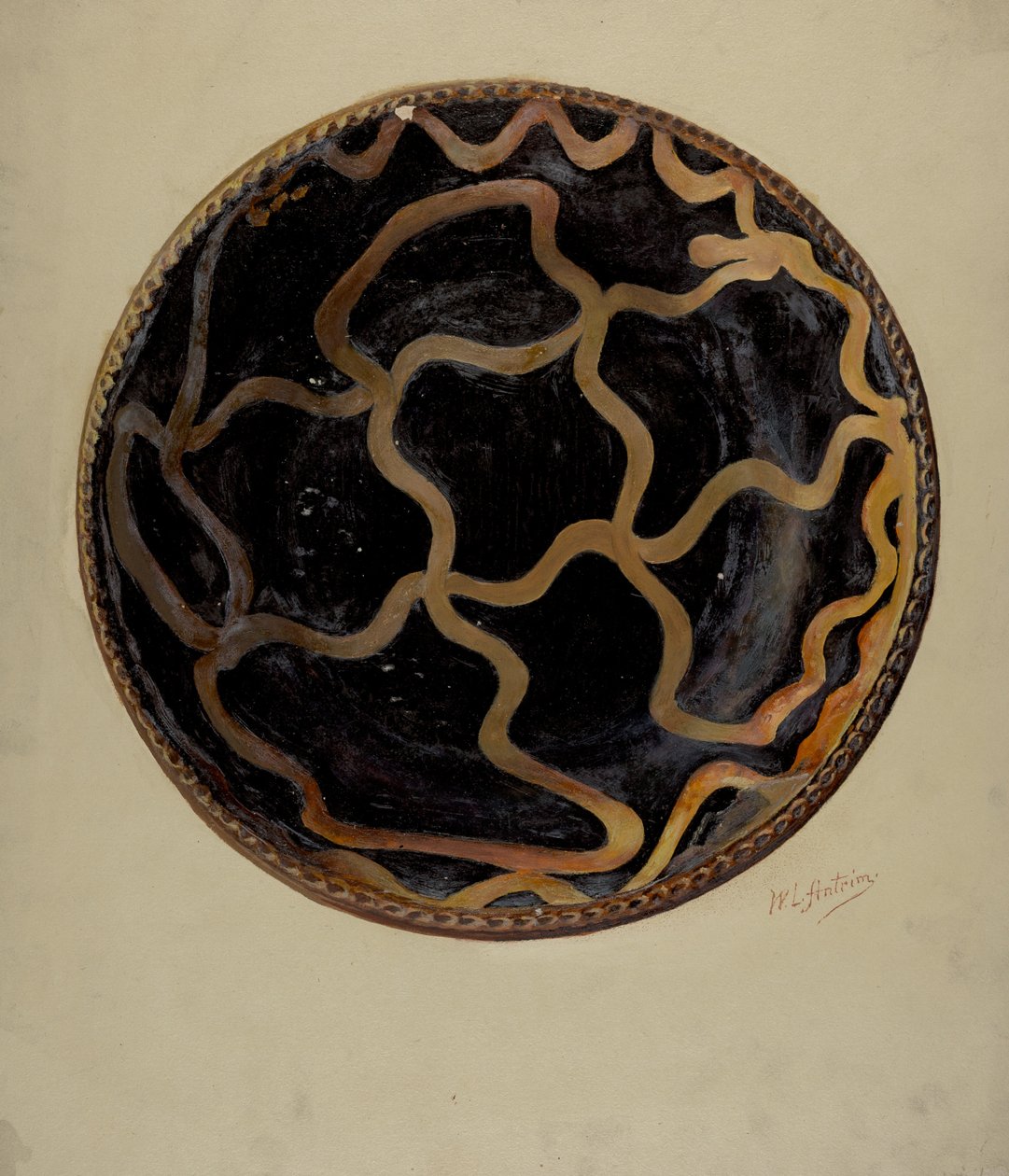 帕。德国菜，约1937年。 作者 威廉·L·安特里姆