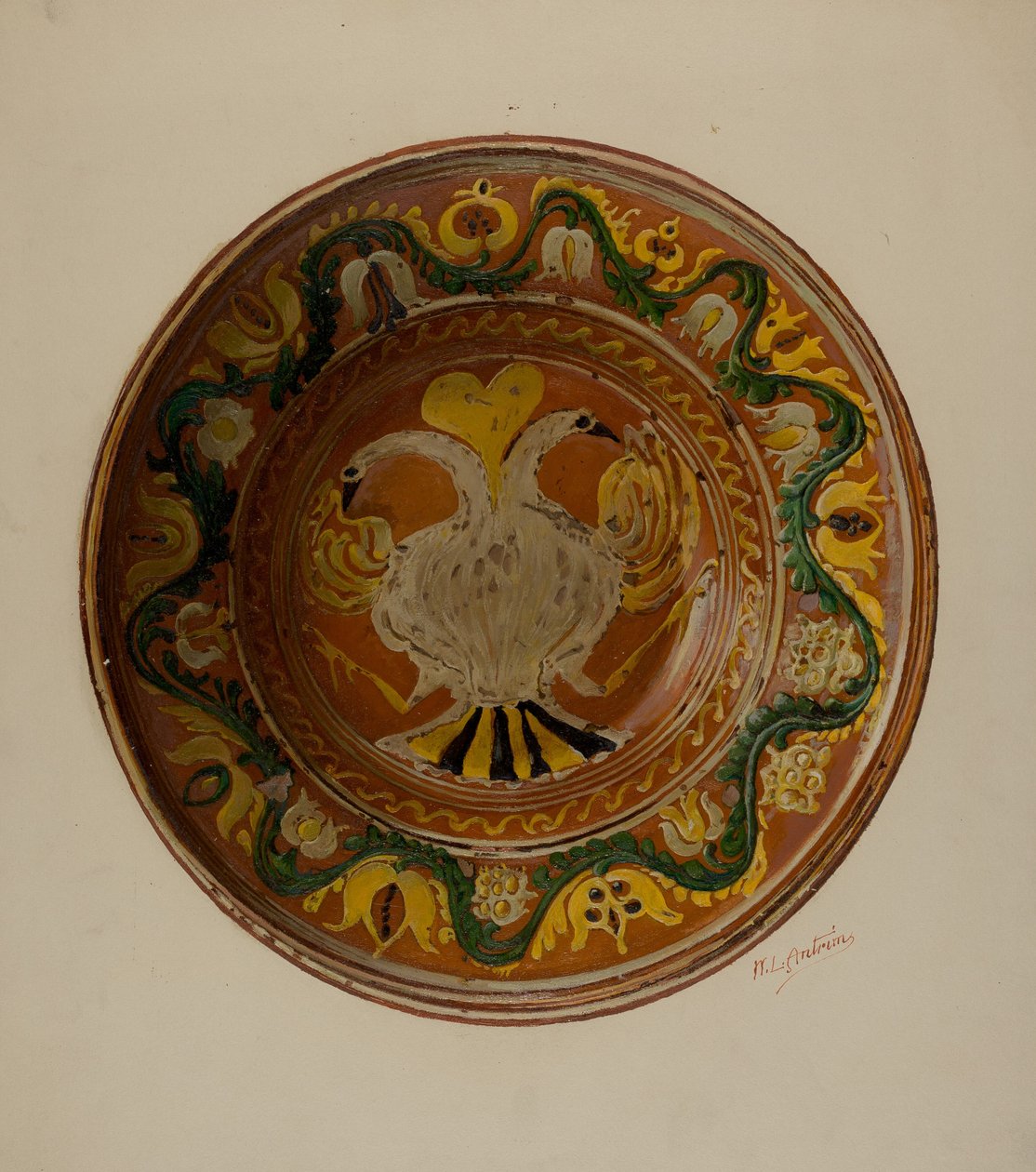 帕。德国菜，约1938年。 作者 威廉·L·安特里姆