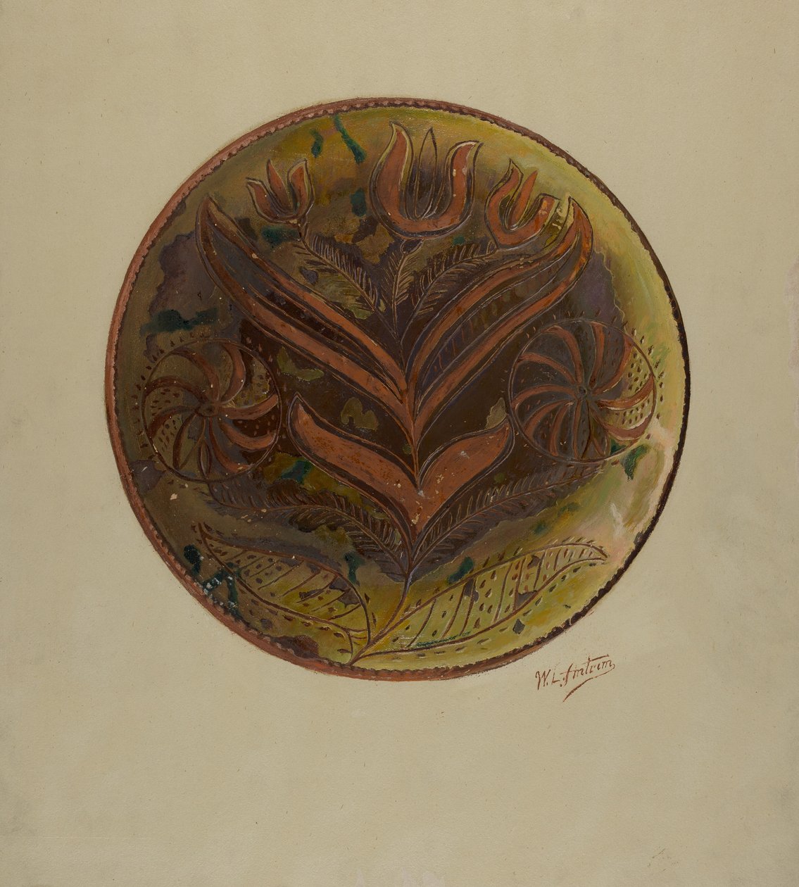 帕。德国板块，约1937年。 作者 威廉·L·安特里姆
