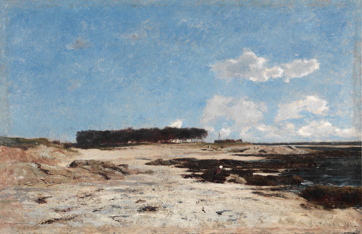 卡贝鲁角，布列塔尼，1881年。 作者 威廉·L·皮克内尔