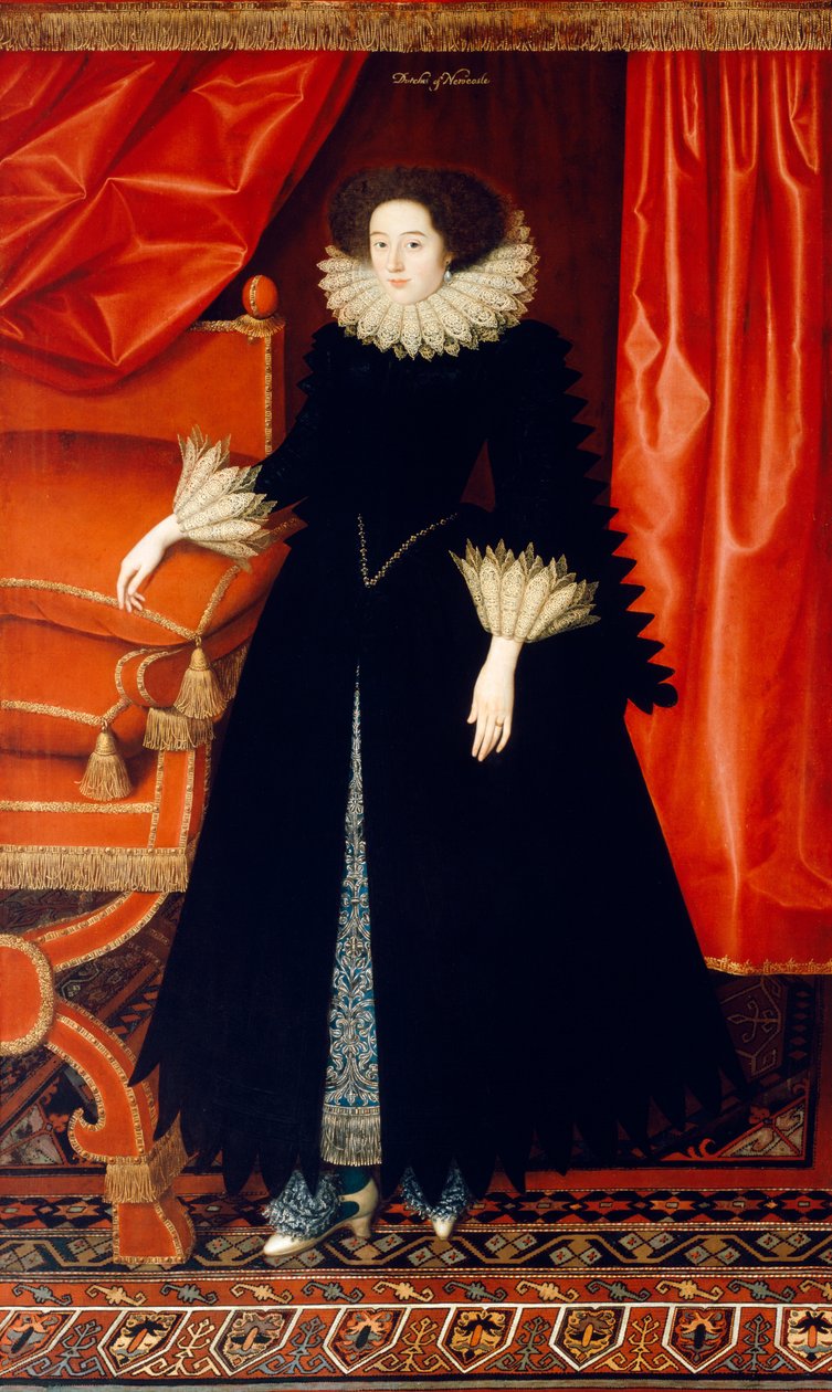 伊丽莎白·巴塞特 c.1615 （布面油画） 作者 威廉·拉金