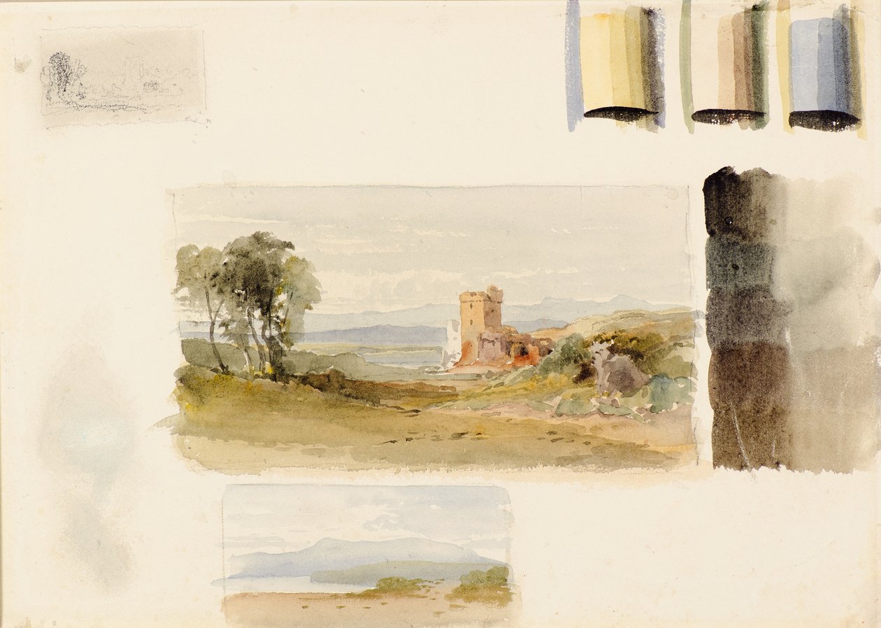 Lessons in Landscape Painting with Colour Scheme Indicated 作者 威廉·莱顿·利奇