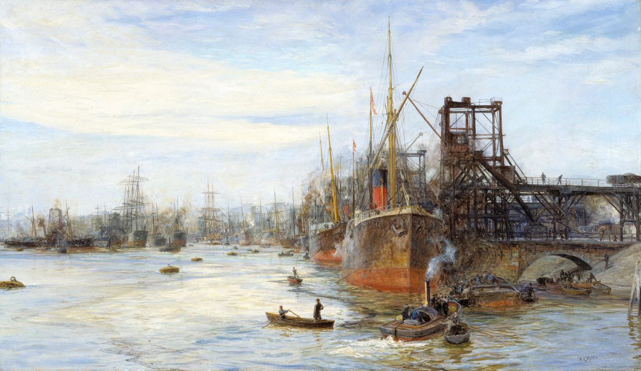 巴里码头"，1871-1931年 作者 威廉·莱昂内尔·威利