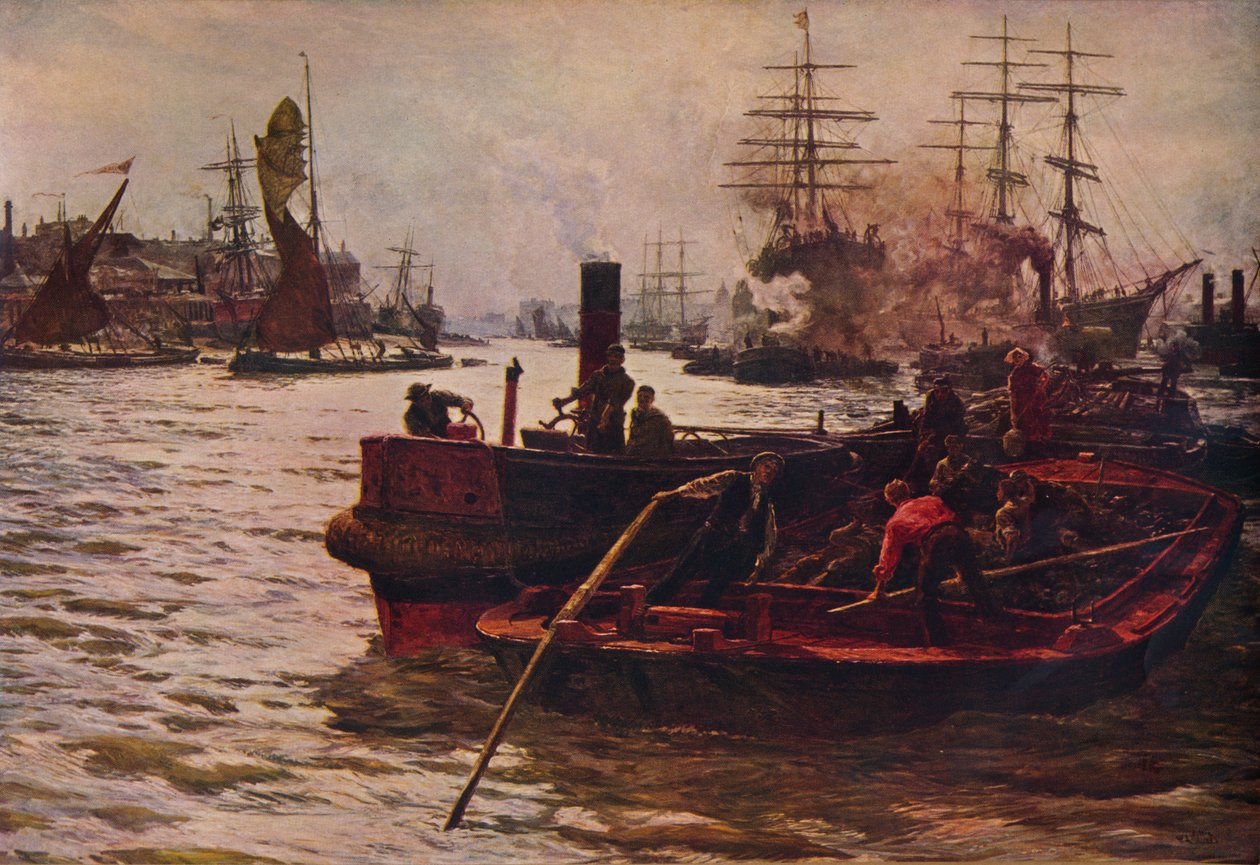 劳碌，闪闪发光，格莱姆和财富，1883年1935年 作者 威廉·莱昂内尔·威利