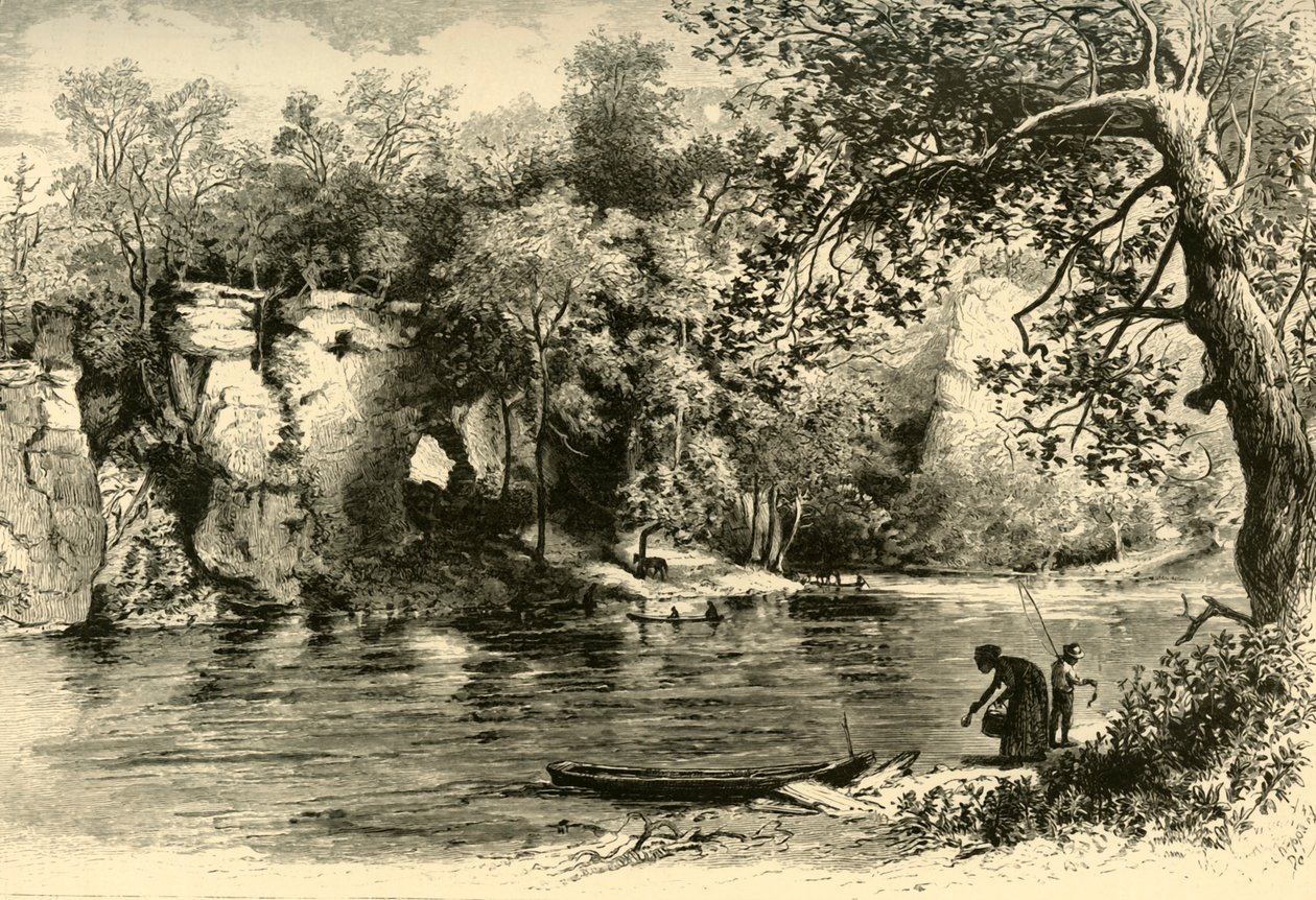 埃格尔斯顿泉的新河》，1872年。   作者 威廉·路德威尔·谢泼德