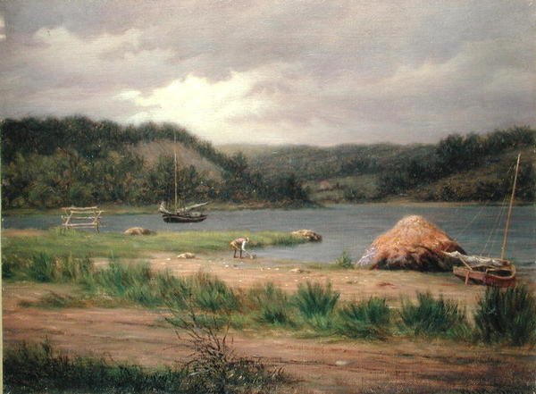 蛤蜊，长岛（布面油画） 作者 威廉·戴维斯