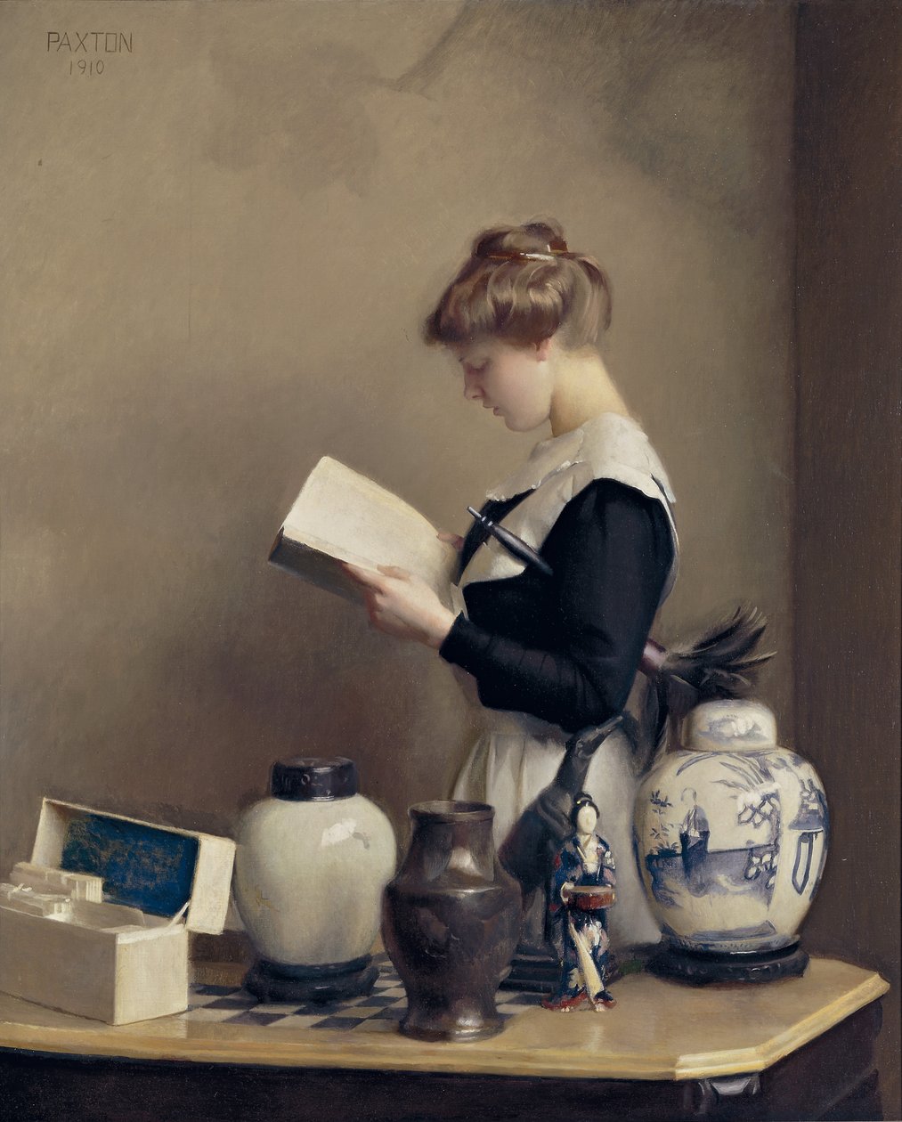 众议院女佣，1910年 作者 威廉·麦格雷戈·帕克斯顿