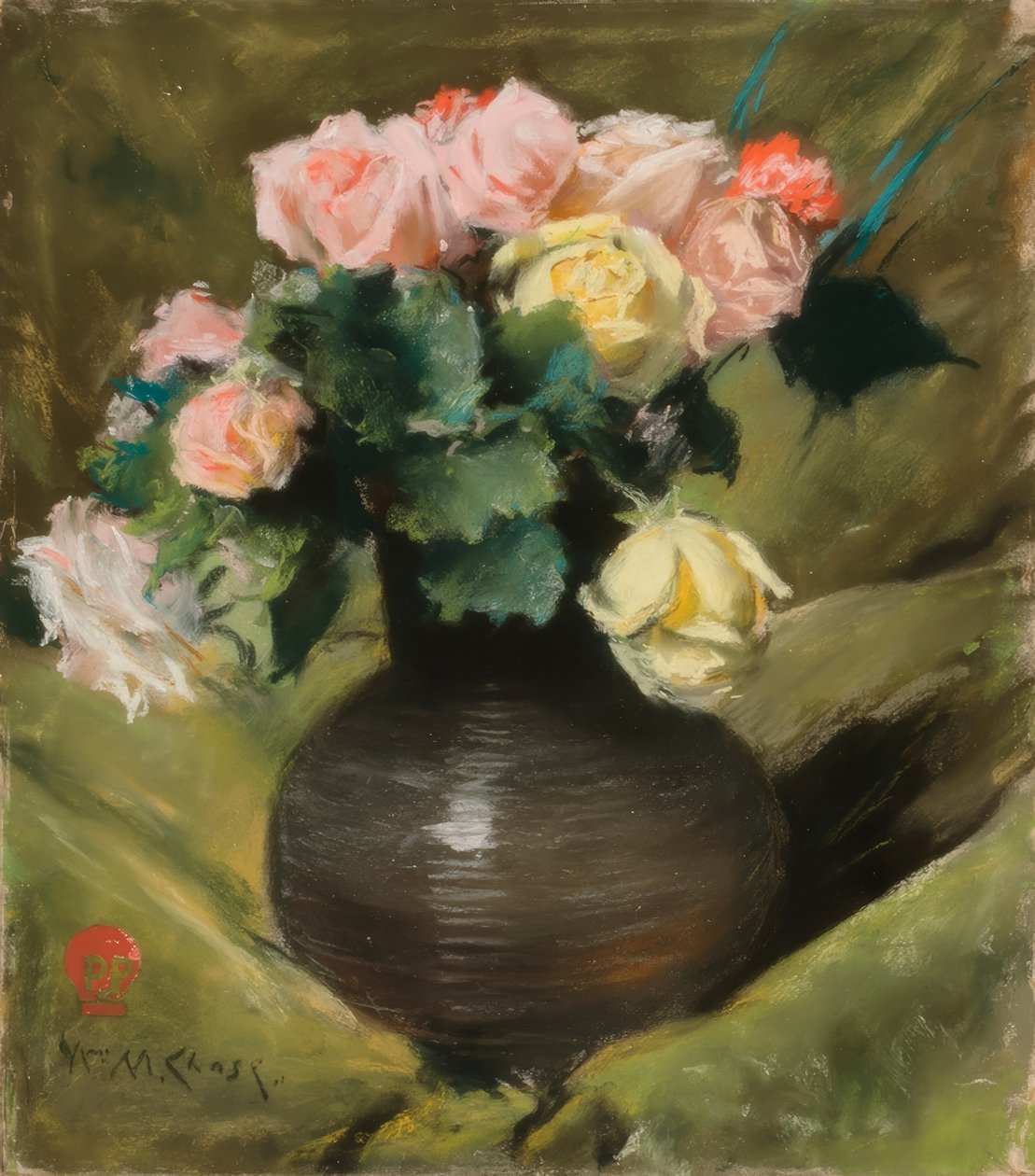 玫瑰花 作者 威廉·梅里特·蔡斯