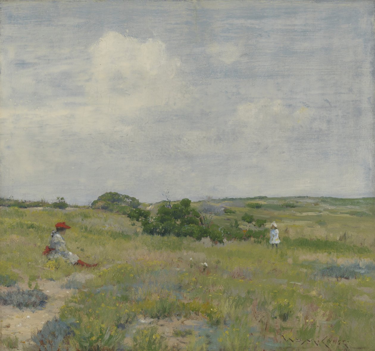 Shinnecock Hills，c.1895 作者 威廉·梅里特·蔡斯