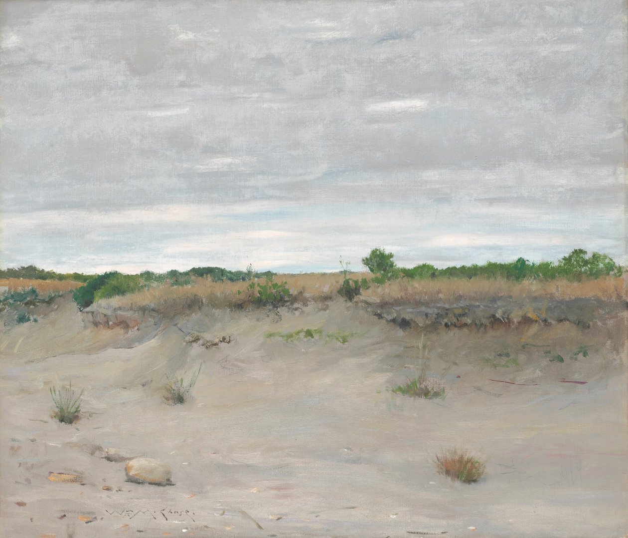 风扫沙》，1894年。 作者 威廉·梅里特·蔡斯