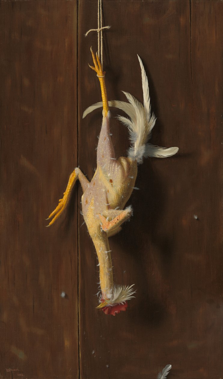 Plucked Clean，1882年。 作者 威廉·迈克尔·哈内特