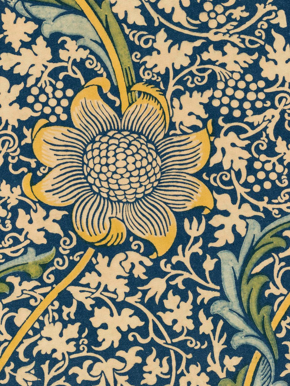 装饰织物，1876年。 作者 威廉莫里斯挂毯作品