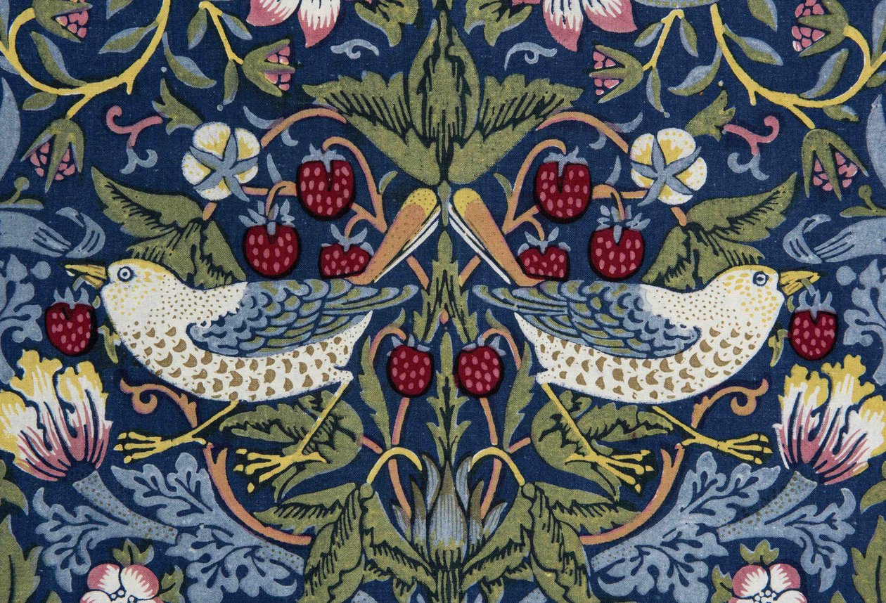装饰织物，1883年。 作者 威廉莫里斯挂毯作品
