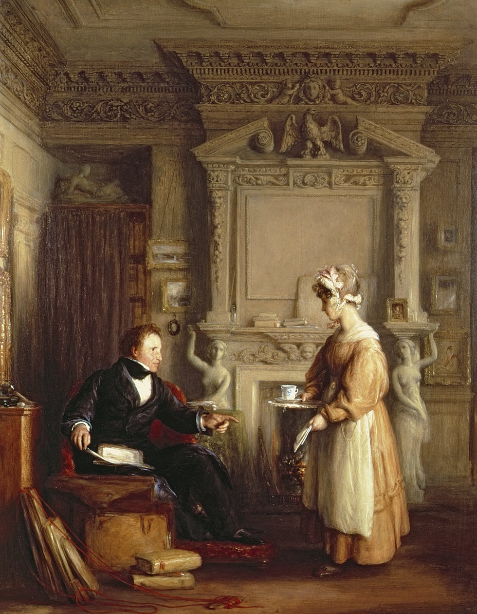 艺术品收藏家John Sheepschanks和一个家仆 作者 威廉·穆雷迪（William Mulready）