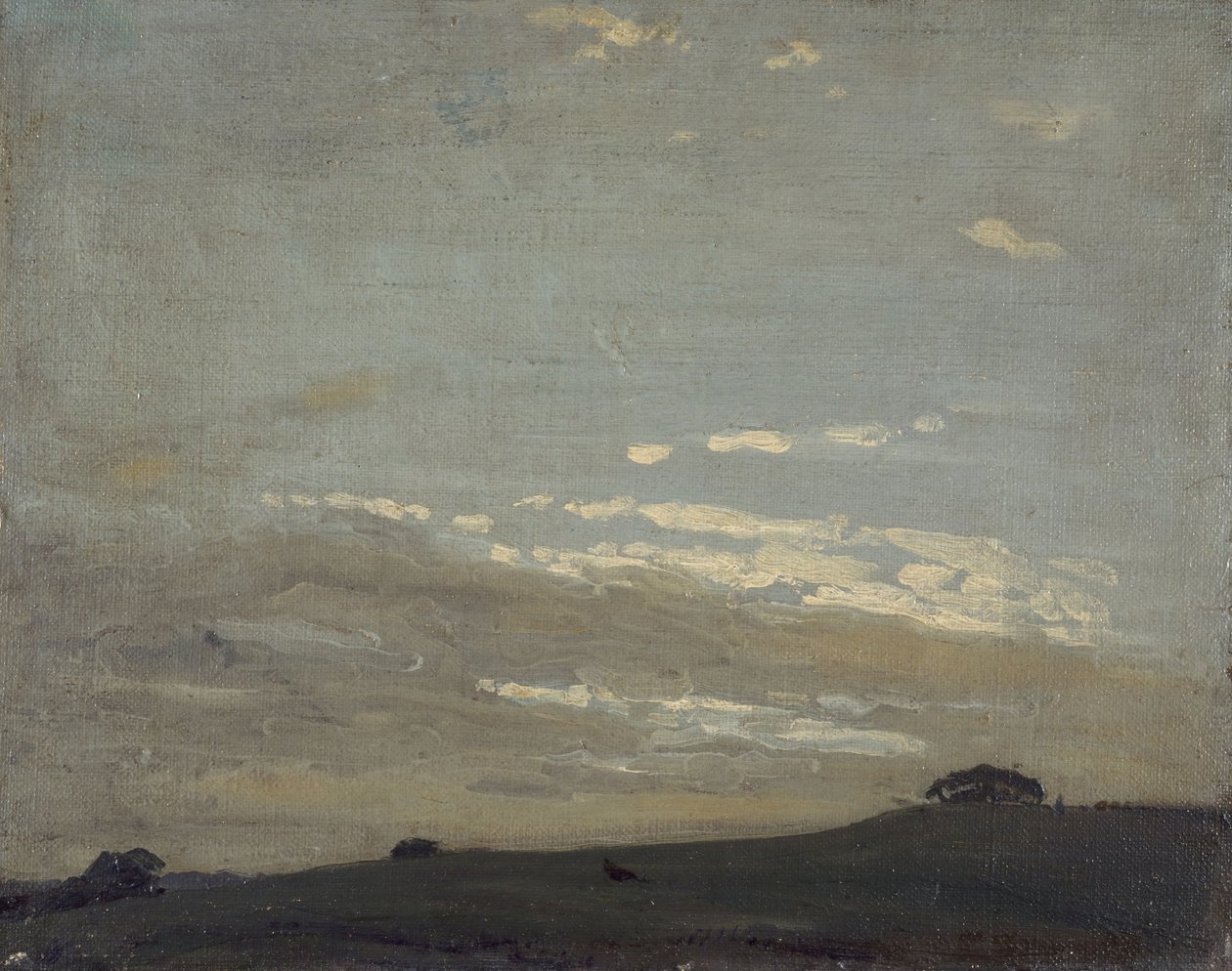 银色的夕阳》，1909-1910。 作者 威廉·尼科尔森