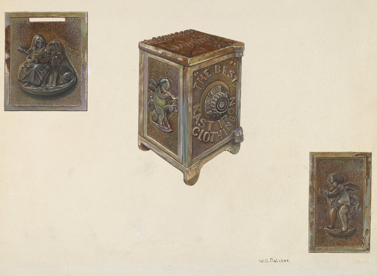 安全银行，约1940年。 作者 威廉·O·弗莱彻