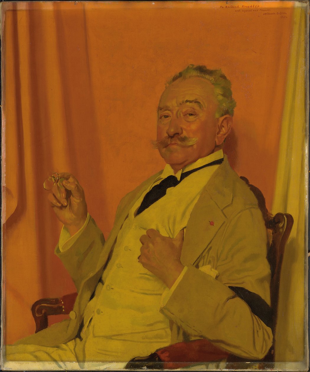 罗兰·诺德勒的肖像，1922年 作者 威廉·奥彭