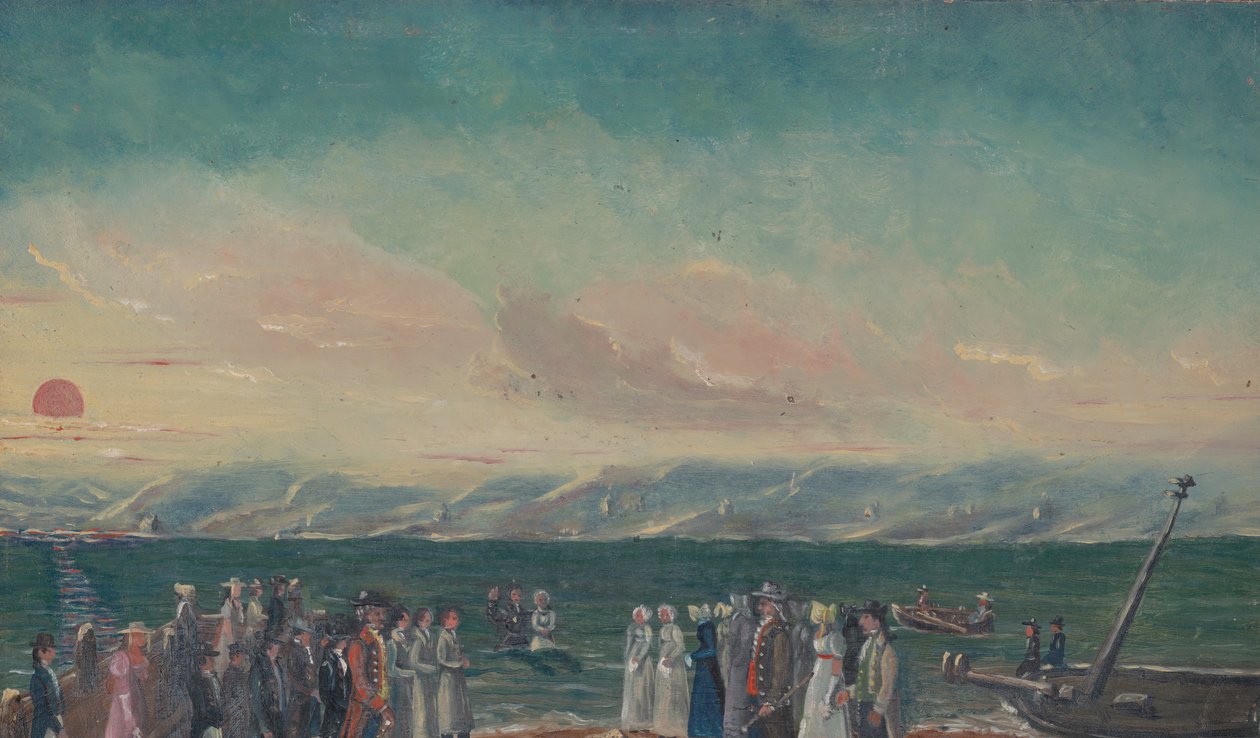 洗礼，1870年代。 作者 威廉·P·查佩尔