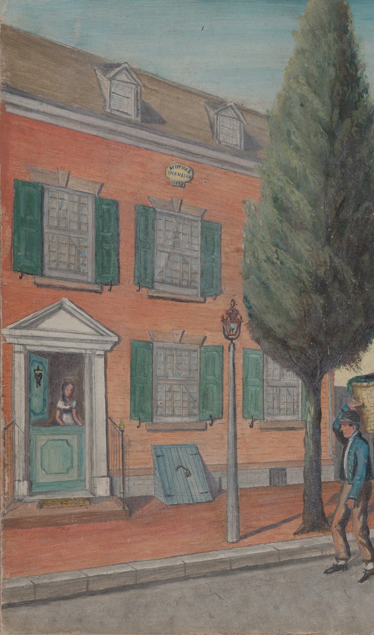 Tea Rusk和Brick House，1870年代。 作者 威廉·P·查佩尔