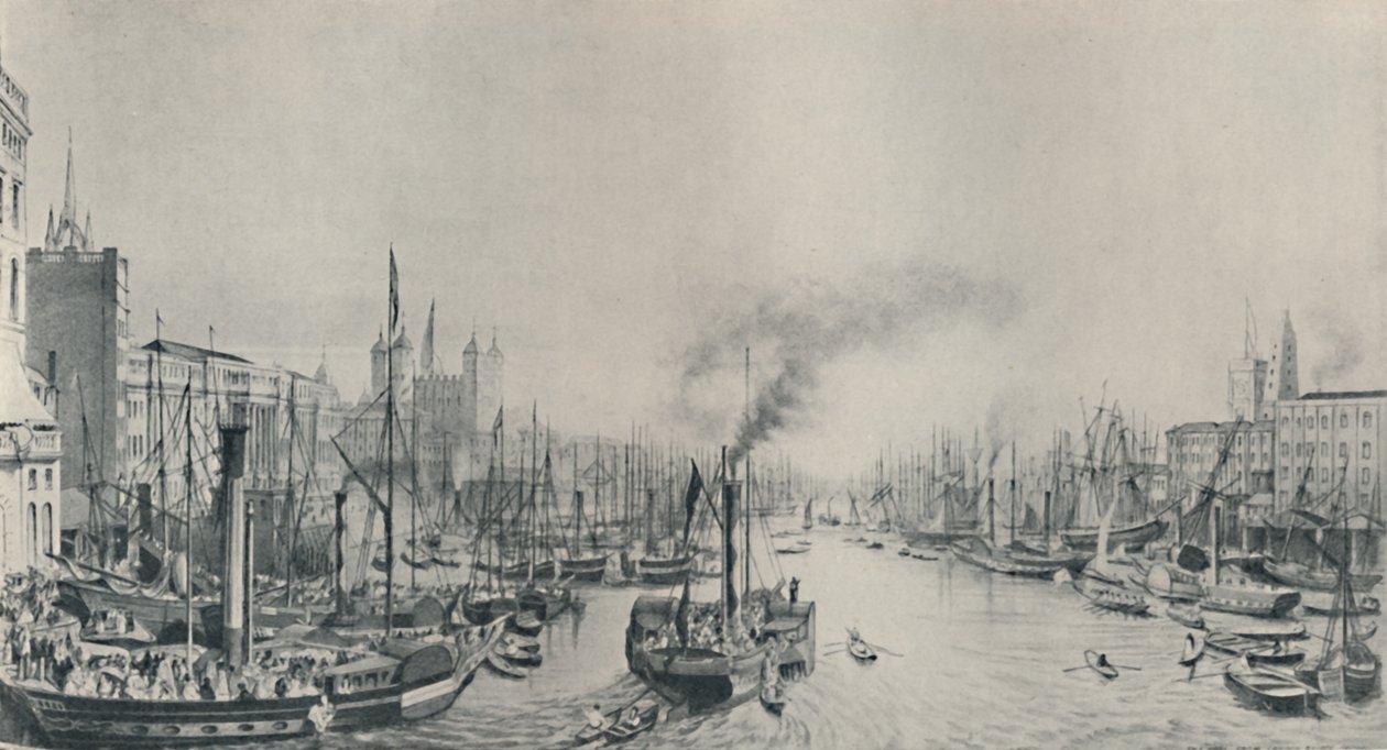 泳池：蒸汽船之旅，1841，1920 作者 威廉·帕罗特