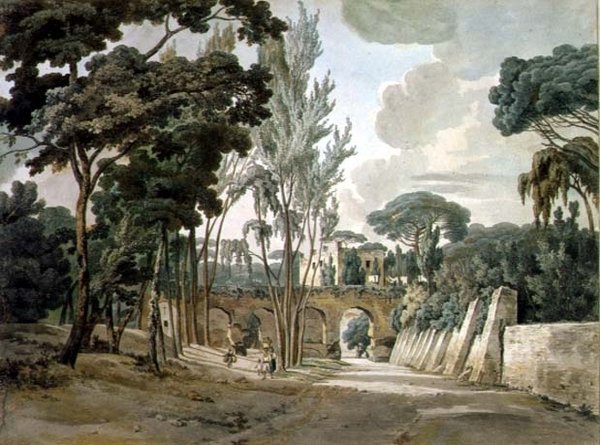 卡波迪基诺附近的古代水道，那不勒斯，1780-1782年 作者 威廉·帕尔斯