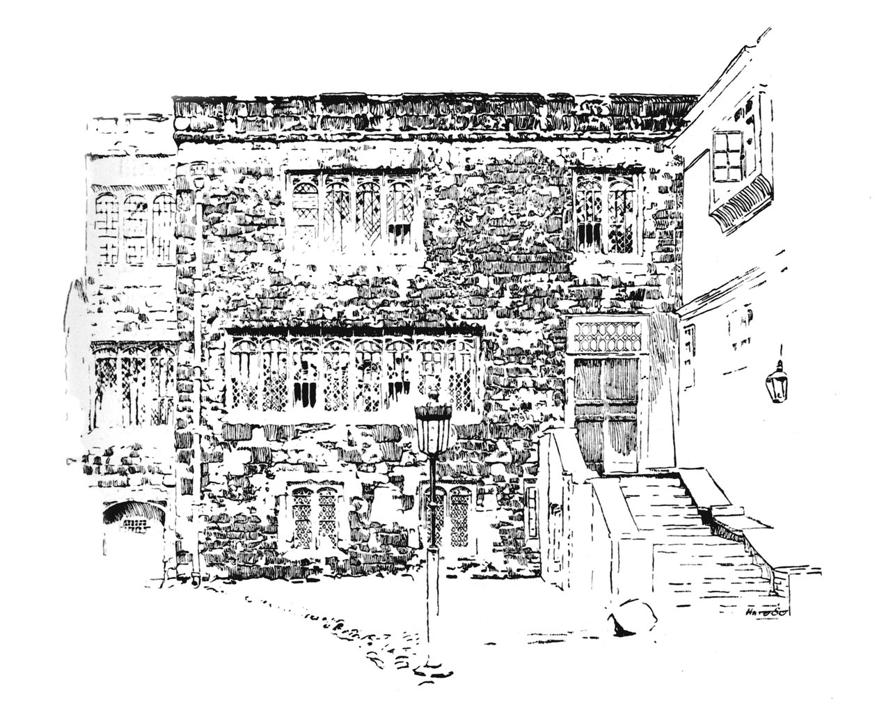 耶路撒冷会议厅。威斯敏斯特方丈住所，c1897 作者 威廉·帕滕