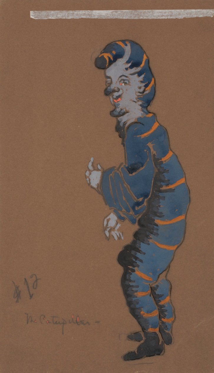 毛毛虫（《爱丽丝梦游仙境》服装设计，1915 年） 作者 威廉·彭哈洛·亨德森