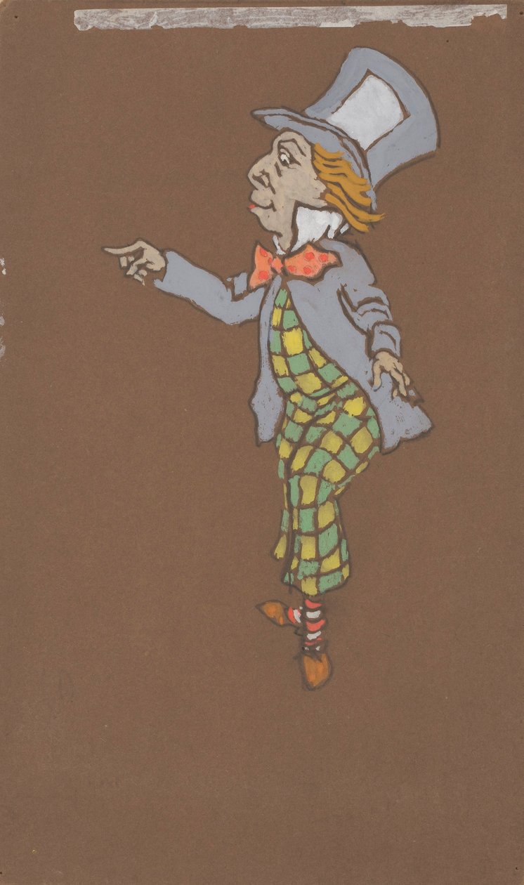 疯帽子（《爱丽丝梦游仙境》服装设计，1915 年） 作者 威廉·彭哈洛·亨德森
