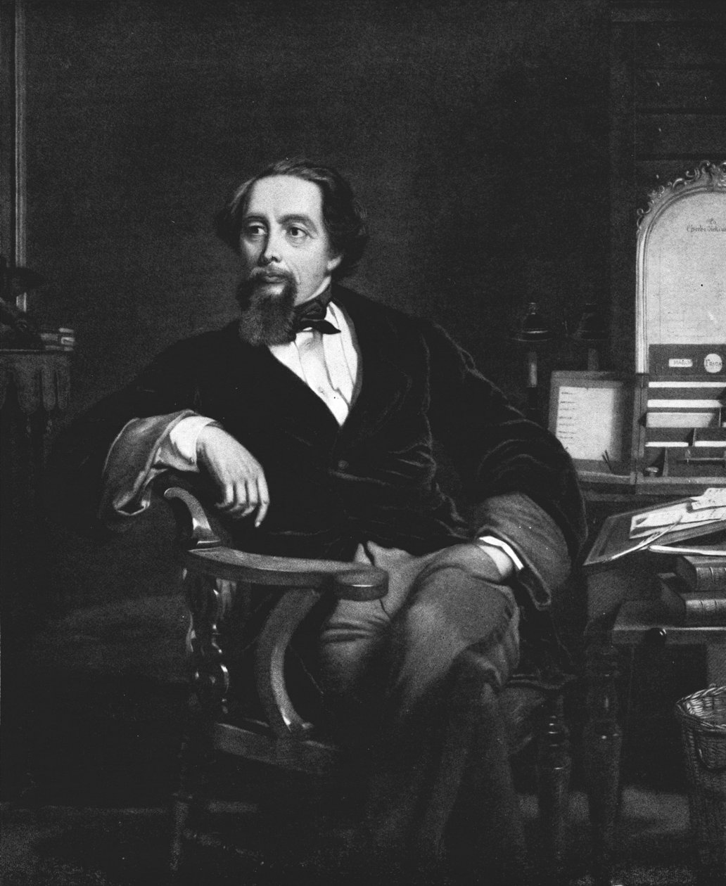 查尔斯·狄更斯（Charles Dickens）1812-1870，1859年，1912年 作者 威廉·鲍威尔·弗里斯