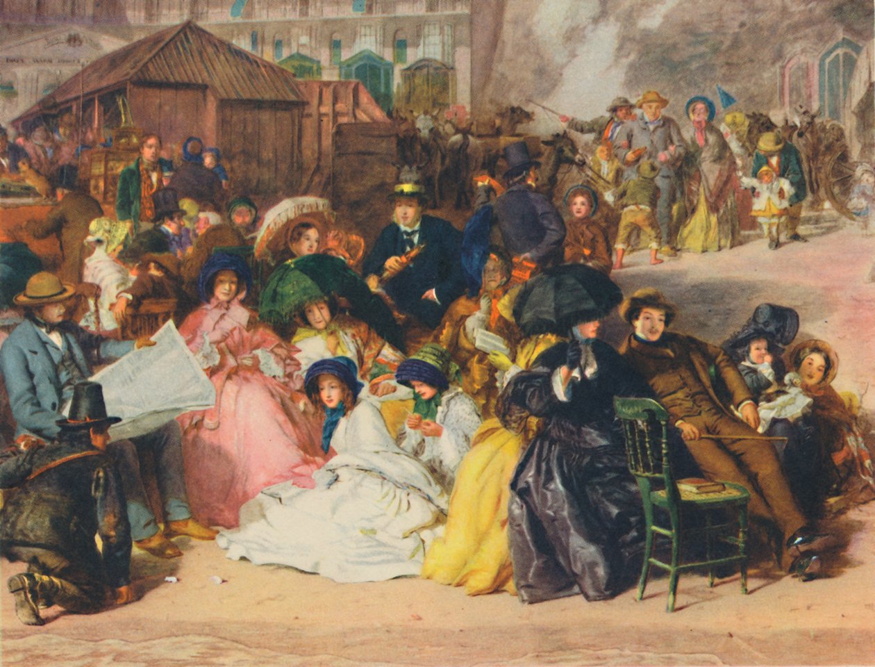 Ramsgate Sands，1854年，1948年。 作者 威廉·鲍威尔·弗里斯