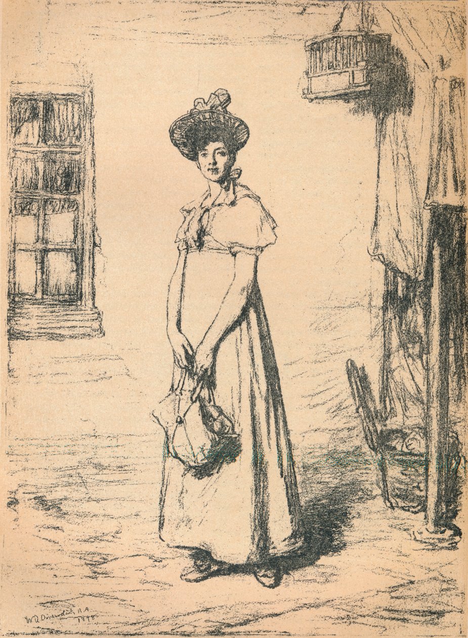 《年轻家庭主妇研究》，c1878年。 作者 威廉·奎勒·奥查德森