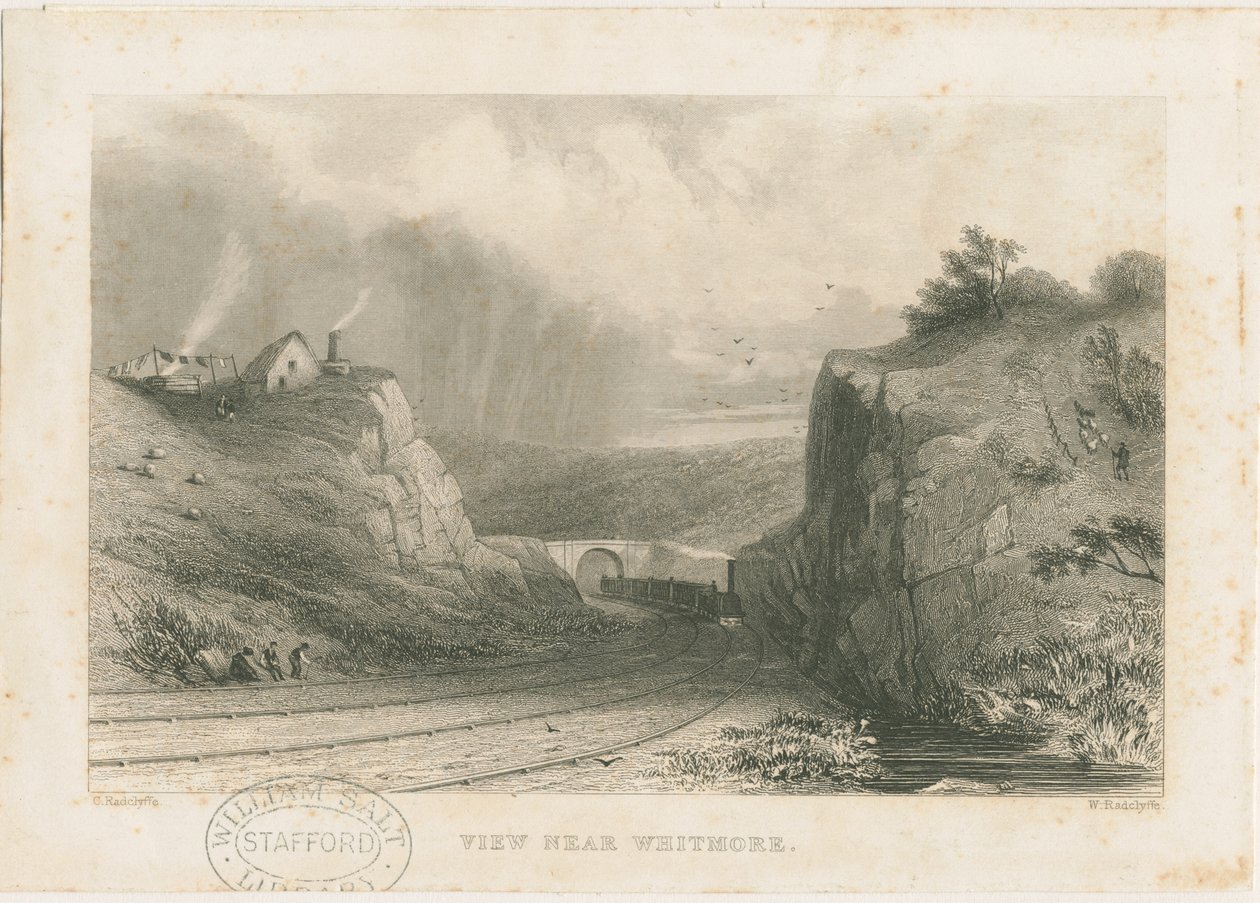 惠特莫尔-铁路桥梁：钢雕刻，编号[c 1839]（印刷） 作者 威廉·拉德克里夫