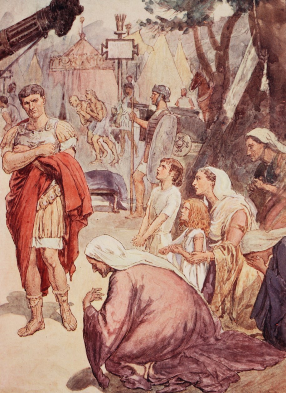 Coriolanus ndi Matrons of Rome, fanizo lochokera mu 