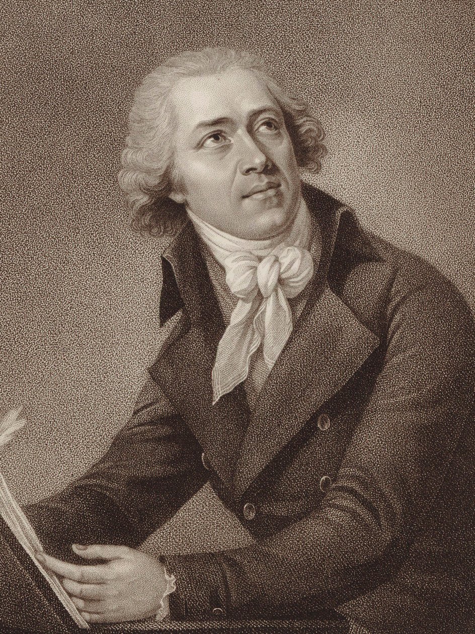 作曲家Leopold Kozeluch 1747-1818年的画像，1797年。 作者 威廉·雷德利