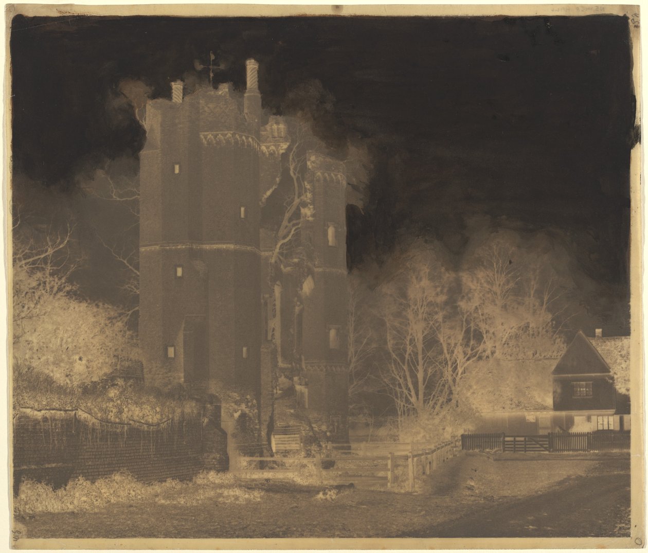 Nether Hall，1850年。 作者 威廉·罗伯特·贝克