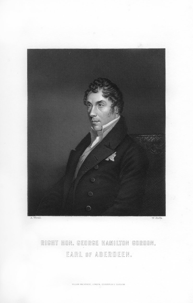 1893年，英国首相乔治·汉密尔顿·戈登。 作者 威廉·罗夫